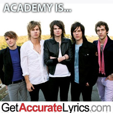 ACADEMY IS… Albums Database with Song Lyrics