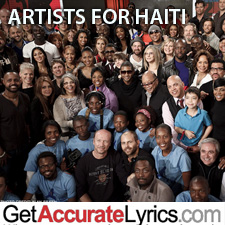 ARTISTS FOR HAITI Albums Database with Song Lyrics