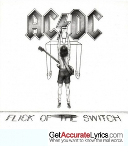 GUNS FOR HIRE song lyrics from the album Flick of the Switch by AC/DC.